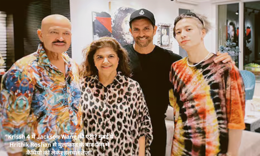 Jackson Wang's entry in Krissh 4? Met Hrithik Roshan in Mumbai
