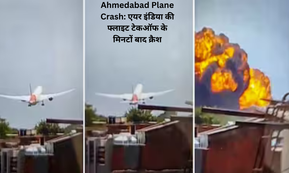 "Ahmedabad Plane Crash: Air India flight crashes minutes after takeoff